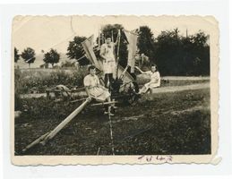 Taulensee, Kreis Osterode Taulensee, Bei der Ernte (Mitglieder der Familie Pfeiffer) Landwirtschaft in Ostpreußen