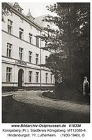 Königsberg (Pr.), Stadtkreis Königsberg Hindenburgstraße