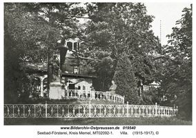 Seebad-Försterei, Kreis Memel  