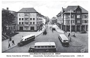 Memel, Stadt, Stadtkreis Memel Hermann-Göring-Straße (fr. Libauer Straße)  
