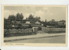Lahna, Kreis Neidenburg Lahna, Kriegerdenkmal Лахна, памятник воинам