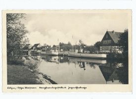 Lötzen, Stadt, Kreis Lötzen Lötzen, Dampferanlegestelle und Jugendherberge IV 