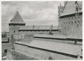 Marienburg, Westpr., Kreis Marienburg Marienburg i. Westpr., Die Marienburg, Wehrgang zum Hochschloß II Marienburg, Schloß