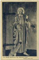 Reichenau, Kreis Osterode Reichenau, Ev. Kirche, Türbild Petrus 1715 