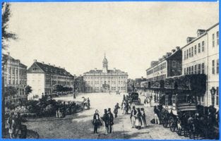 Elbing, Stadt, Stadtkreis Elbing Elbing, Friedrich-Wilhelm-Platz, Lithographie 