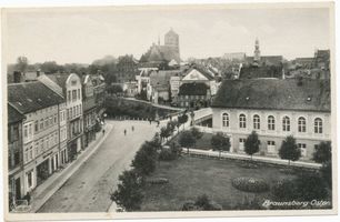 Braunsberg Kr. Braunsberg, Kreis Braunsberg Braunsberg, mit Blick a. d. kath. Pfarrkirche Браунсберг, с видом на католическую приходскую церковь