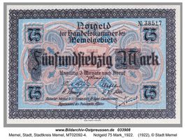 Memel, Stadt, Stadtkreis Memel 