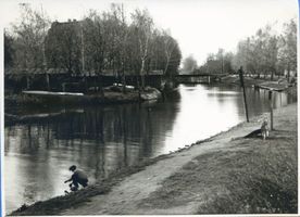 Lötzen, Stadt, Kreis Lötzen Lötzen, Partie am Kanal Lötzen, Schloß