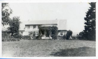 Auenhof, Kreis Gumbinnen Purpesseln, Gutshaus, Gartenseite 