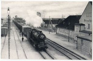 Prostken, Kreis Lyck Prostken, Bahnhof II 