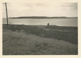 Sandkrug Stadtkr. Memel, Stadtkreis Memel Sandkrug Stadtkr. Memel, Die letzte Spitze der Kurischen Nehrung bei Memel Зандкруг, городской округ Мемель, крайняя оконечность Куршской косы у Мемеля