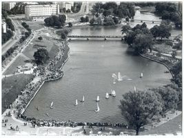 Königsberg (Pr.), Stadtkreis Königsberg Königsberg (Pr.), Schloßteich mit ehem. Parkhotel im Hintergrund Königsberg, Schloßteich