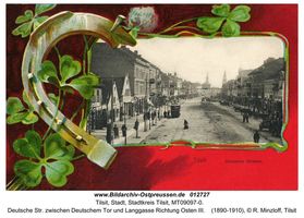 Tilsit, Stadt, Stadtkreis Tilsit Deutsche Straße