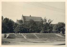 Allenstein, Stadtkreis Allenstein Allenstein, Schloß von der Jägerstraße gesehen II Allenstein, Schloß