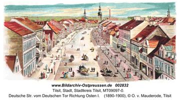 Tilsit, Stadt, Stadtkreis Tilsit Deutsche Straße