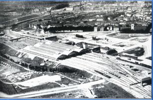 Königsberg (Pr.), Stadtkreis Königsberg Königsberg (Pr.), Hauptbahnhof, Luftbild Königsberg, Luftbilder