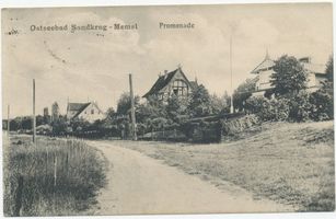 Sandkrug Stadtkr. Memel, Stadtkreis Memel Sandkrug Stadtkr. Memel, Haffpromenade II Зандкруг, город Мемель, променад у залива, II