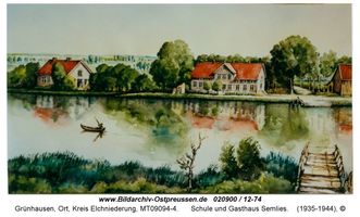 Grünhausen, Ort, Kreis Elchniederung 