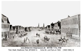 Tilsit, Stadt, Stadtkreis Tilsit Hohe Straße