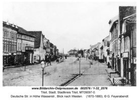 Tilsit, Stadt, Stadtkreis Tilsit Deutsche Straße