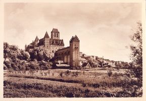 Marienwerder, Stadt, Kreis Marienwerder Marienwerder, Blick auf die Stadt mit Dom, Schloß und Dansker VII Мариенвердер, вид на город с собором, замком и Данскером, VII