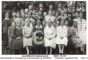 Heinrichswalde Kr. Elchniederung, Kreis Elchniederung Waldstraße  Heinrichswalde, Ev. Kirche, kirchl. Einrichtungen, kirchl. Leben, Friedhöfe