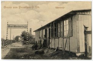 Prostken, Kreis Lyck Prostken, Bahnstraße Erster Weltkrieg