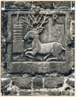 Königsberg (Pr.), Stadtkreis Königsberg Königsberg (Pr.), Lastadie, Speichermarke  Liegender Hirsch  Königsberg, Speicherviertel am Hundegatt (Lastadie)