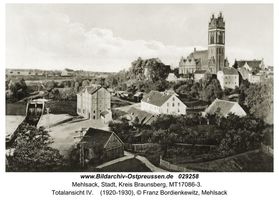 Mehlsack, Stadt, Kreis Braunsberg  