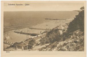Rauschen Kr. Samland, Kreis Samland Rauschen Kr. Samland, Strand, Damen-, Familien- und Herrenbad Раушен, уезд Самбия, пляж, дамское, семейное и мужское купания