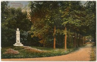 Ebenrode, Stadt, Kreis Ebenrode Stallupönen, Schützenpark mit Hindenburg-Denkmal III 