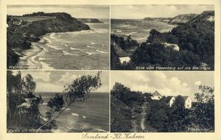 Klein Kuhren, Kreis Samland Klein Kuhren, Wachtbudenberg, Blick vom Hasenberg, Finkenleiter Клайн-Курен, Вахтбуденберг, вид с горы Хазенберг, Финкенлайтер