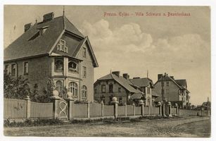 Preußisch Eylau, Kreis Preußisch Eylau Preußisch Eylau, Villa Schwarz und Beamtenhaus 