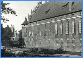 Marienburg, Westpr., Kreis Marienburg Marienburg i. Westpr., Die Marienburg, Teilansicht II Marienburg, Schloß