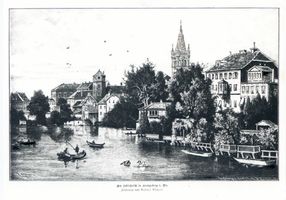 Königsberg (Pr.), Stadtkreis Königsberg Königsberg (Pr.), Schloßteich mit Schloß, Zeichnung II Кёнигсберг (Пр.), Замковый пруд с Замком, рисунок, II