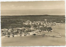 Nidden, Kreis Memel Nidden, Luftbild Нидден, аэрофотоснимок