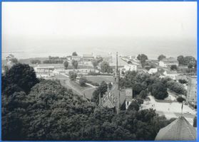 Frauenburg, Kreis Braunsberg Frauenburg, Blick auf die Stadt und das Haff VIII 