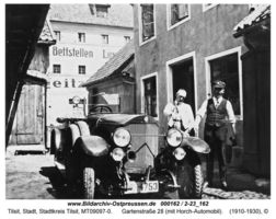 Tilsit, Stadt, Stadtkreis Tilsit Gartenstraße 28  Tilsit, südliche Innenstadt nördl. Schloßmühlenteich, westl. Teil zwischen Clausiusstr. (inkl.) und Wasserstr. (exkl.)
