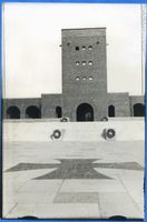 Hohenstein Kr. Osterode, Stadt, Kreis Osterode Hohenstein i. Ostpr., Reichsehrenmal Tannenberg, Innenhof, Turm Хоэнштайн в Восточной Пруссии, имперский мемориал павшим Танненберг, внутренний двор, башня