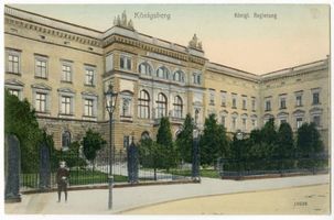 Königsberg (Pr.), Stadtkreis Königsberg Königsberg, Königliche Regierung XI Königsberg, Nördliche Innenstadt westlich des Schloßteiches (Tragheim)