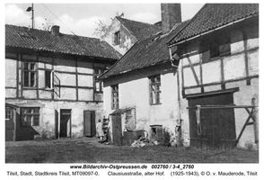 Tilsit, Stadt, Stadtkreis Tilsit Clausiusstraße  