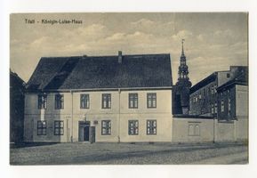 Tilsit, Stadt, Stadtkreis Tilsit Schloßplatz 4 Tilsit, Schlossplatz 4, Königin-Luise-Haus X Тильзит, Замковая площадь 4, дом королевы Луизы, X
