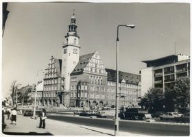 Allenstein, Stadtkreis Allenstein Allenstein - Olsztyn, Neues Rathaus und Neubaublock V Allenstein, Neues Rathaus