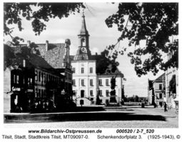 Tilsit, Stadt, Stadtkreis Tilsit Schenkendorfplatz  