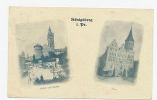 Königsberg (Pr.), Stadtkreis Königsberg Königsberg (Pr.), Schloß, Kirche und Dom Königsberg, Schloß