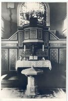 Gumbinnen, Stadt, Kreis Gumbinnen Gumbinnen, Salzburger Kirche, Innenansicht III Гумбиннен, Зальцбургская церковь, вид изнутри, III