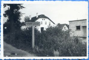 Fließdorf, Kreis Lyck Fließdorf, Ortseingang Флисдорф, въезд в местечко