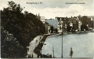 Königsberg (Pr.), Stadtkreis Königsberg Schlossteichpromenade