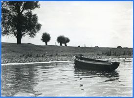 Spirdingswerder, Kreis Johannisburg Spirdingswerder, Beiboot vor der Insel 