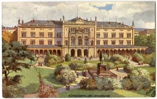 Königsberg (Pr.), Stadtkreis Königsberg Paradeplatz 1 Königsberg (Pr.), Universität, Gemälde Königsberg, Universität